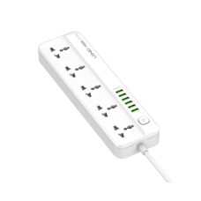 Мережевий фільтр LDNIO SC5614 (17W · 3.4A · 2 м) (White)
