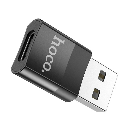 Переходник Hoco UA17 USB-A – Type-C (Black)