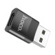 Переходник Hoco UA17 USB-A – Type-C (Black)