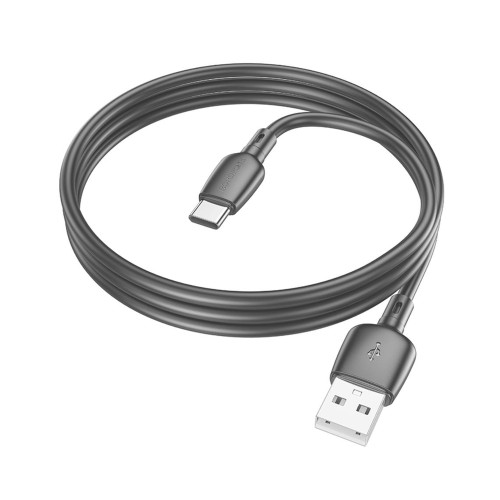 Кабель Borofone BX93 USB-A – Type-C (1 м · 27W · 3A) (Black)