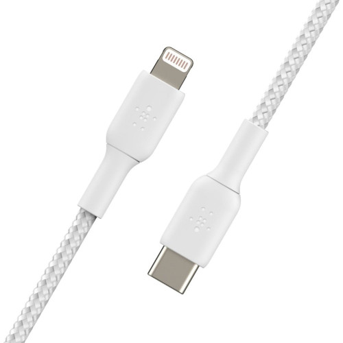 Кабель Belkin Type-C – Lightning (2 м · 18W · 3A) (CAA004BT2MWH) (White)