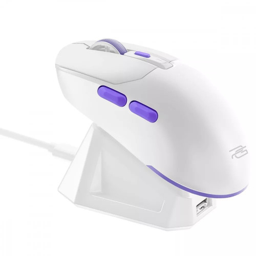 Мишка бездротова ігрова Proove Gaming Rate Pro with Charging Dock (White)