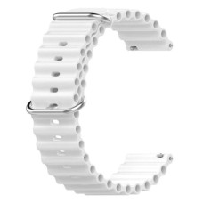Ремешок универсальный 20 мм Ocean Band для Amazfit, Samsung, Huawei (White)