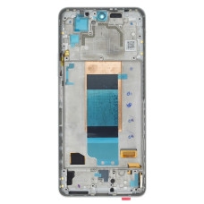 Дисплей для Poco F4 с тачскрином в рамке (Silver) (OLED)