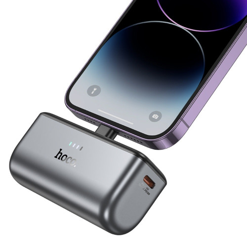 Повербанк Hoco Q31 с кабелем Lightning 20W (5000 mAh) (Black)