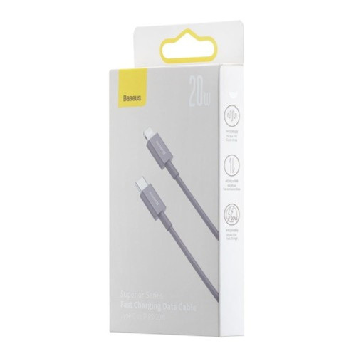 Кабель Baseus Superior Series Fast Charging Type-C – Lightning (1 м · 20W · 2.4A) (CAYS001505) (Purple)