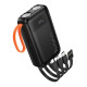Повербанк Hoco J151 с 4 кабелями (10000 mAh) (Black)