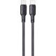 Кабель Gelius Full Silicon Type-C to Type-C 60W 1.2м (GP-UCN001CC) black