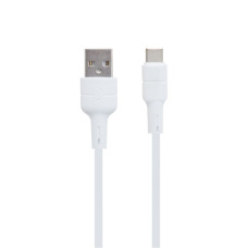 Кабель Borofone BX30 Silicone USB-A – Type-C (1 м · 15W · 3A) (White)