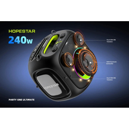 Bluetooth колонка Hopestar Party One Ultimate 240W (Gray)