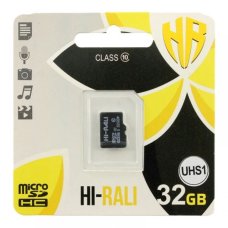 Карта пам'яті Hi-Rali microSDHC 32GB Class 10 UHS-I