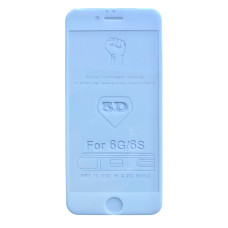 Захисне скло PRIME для Apple iPhone 6s (Full Glue) (0.3 мм, 4D) (White)