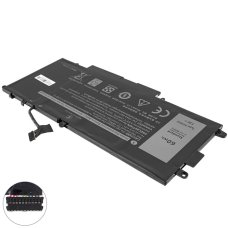 Акумулятор для ноутбука Dell K5XWW 7.4V 7800mAh 58Wh