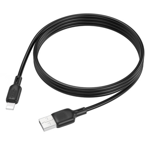 Кабель Borofone BX113 USB-A – Lightning (1 м · 12W · 2.4A) (Black)