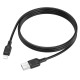Кабель Borofone BX113 USB-A – Lightning (1 м · 12W · 2.4A) (Black)