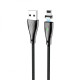 Кабель Hoco U75 Blaze Magnetic USB-A – Lightning (1.2 м · 18W · 3A) (Black)