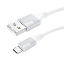 Кабель Borofone BX101 Creator USB-A – Micro-USB (1 м · 12W · 2.4A) (White)