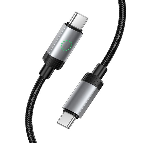 Кабель Hoco X117 Star Type-C – Type-C (1 м · 60W · 3A) (Black)