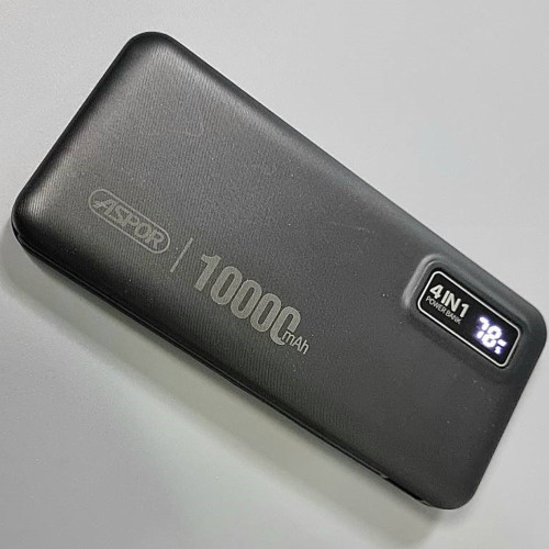 Повербанк Aspor A300 12W (10000 mAh) (Black)