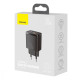 Сетевое зарядное устройство Baseus Compact USB-A+USB-C (20W · 3A) (CCXJ-B01) (Black)
