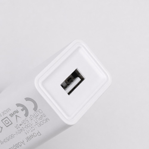Сетевое зарядное устройство CT-11 USB-A (10.5W · 2A) (тех пак) (White)