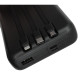 Повербанк Itel Star 200C 10.5W с кабелем 3в1 (20000 mAh) (Black)