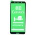 Защитная пленка Ceramic для Huawei Y6 Prime (2018) (Full Glue) (Black)