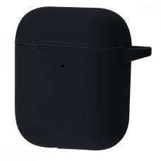 Чехол для AirPods 1/2 Silicone Case New (Black)