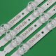 Прямая подсветка для телевизора TCL 50″ V0.7 (4 планки по 460 мм, 7 LED, линза 14 мм, 6 В)