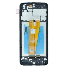 Дисплей для Samsung A045 Galaxy A04 (2022) з тачскріном в рамці (Black) (Original PRC)