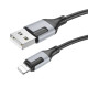 Кабель Borofone BX101 Creator USB-A – Lightning (1 м · 12W · 2.4A) (Black)