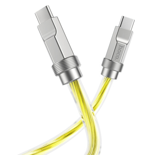 Кабель Hoco U113 Type-C – Type-C (1 м · 100W · 3A) (Gold)