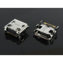 Роз'єм зарядки для Samsung E2530 7 pin (4 кріплень) (контакти знизу) (Micro USB) без шлейфа