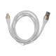 Кабель Monoko UC425 with MFI USB-A – Lightning (1 м · 12W · 2.4A) (White)