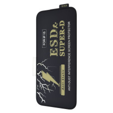 Защитное стекло WEADDU Super D ESD для Apple iPhone 15 (Black)