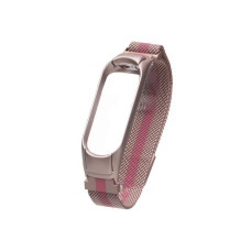 Ремінець для Xiaomi Mi Band 4 Milanese Loop Color (Raspberry Pink)