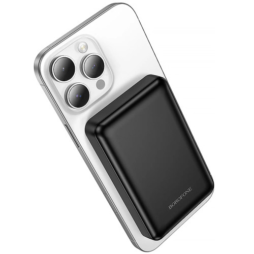 Повербанк Borofone BJ82 Magnetic 10W (5000 mAh) (Black)