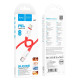 Кабель Hoco X87 Magic silicone Type-C – Lightning (1 м · 20W · 3A) (Red)