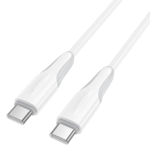Кабель Borofone BX119 Type-C – Type-C (1 м · 60W · 3A) (White)