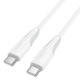 Кабель Borofone BX119 Type-C – Type-C (1 м · 60W · 3A) (White)