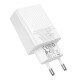 Сетевое зарядное устройство Borofone BAS76A USB-A+USB-C (30W · 3A) (White)