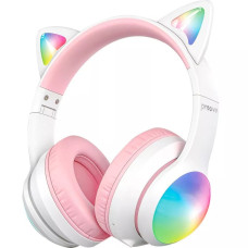 Наушники Bluetooth Proove Kids LumiCat (APP) (White/Pink)