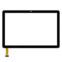 Сенсорное стекло для Teclast M50 Pro (универсальное №117) (2.5D) (Размер 157x238 мм) 51 pin (Black) (Закругленные углы) (version 6)