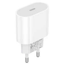 Сетевое зарядное устройство Borofone BA100A USB-C (20W · 3A) (White)