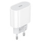 Сетевое зарядное устройство Borofone BA100A USB-C (20W · 3A) (White)