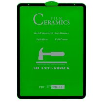 Защитная пленка Ceramic для Apple iPad Pro 11-inch (2nd generation) (2020) (Full Glue) (Black)