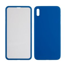 Защитное стекло Full Cover 360° для Apple iPhone Xs Max (Blue)