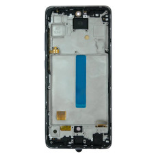 Дисплей для Samsung A525 Galaxy A52 (2021) з тачскріном в рамці (Black) (OLED) (Big size)