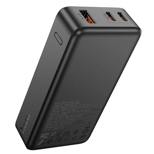 Повербанк Hoco Q27 33W LCD (10000 mAh) (Black)