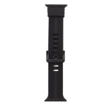 Ремешок для Apple Watch 38/40/41 мм Band Silicone Shine (Black)